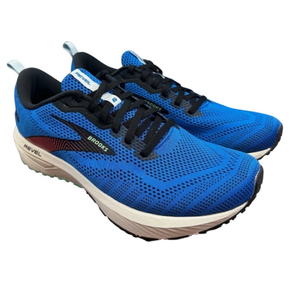 Brooks Revel 6 Mens Size 11 Victoria Blue Lace Up Energize Neutral Running Shoes